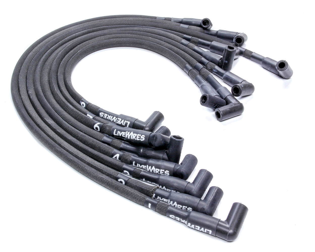 Performance Distributors DUIC9053BK Live Wires SBC Over V/C HEI 90 Deg Black