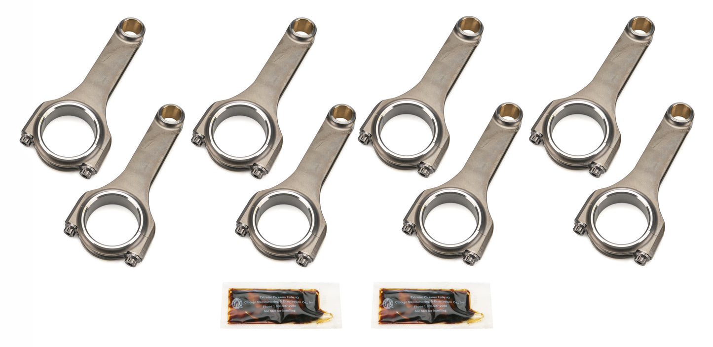 Dyers Rods DYR6000NLSBCSJ7200A SBC 6.000 Forged Rods - 2.000 Pin Dia.