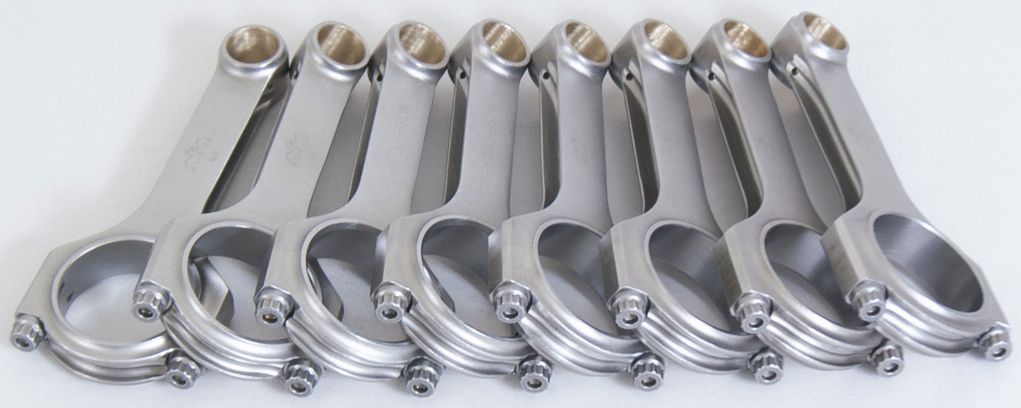 Eagle EAGCRS6000BLW SBC L/W 4340 Forged H-Beam Rods 6.000