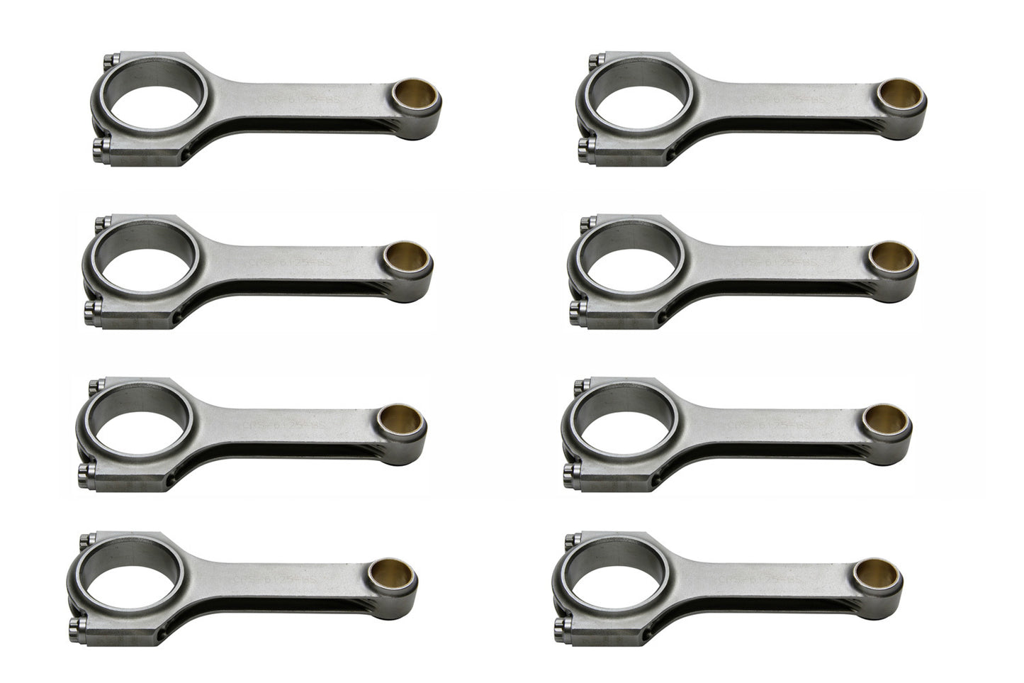 Eagle EAGCRS6125B3DL19 SBC 4340 Forged H-Beam Rods 6.125 w/L19 Bolts