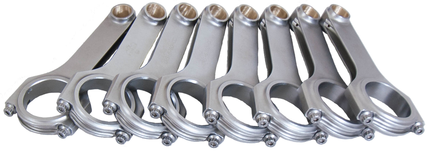 Eagle EAGCRS6760B3D BBM 4340 Forged H-Beam Rods 6.760in w/.990 Pin