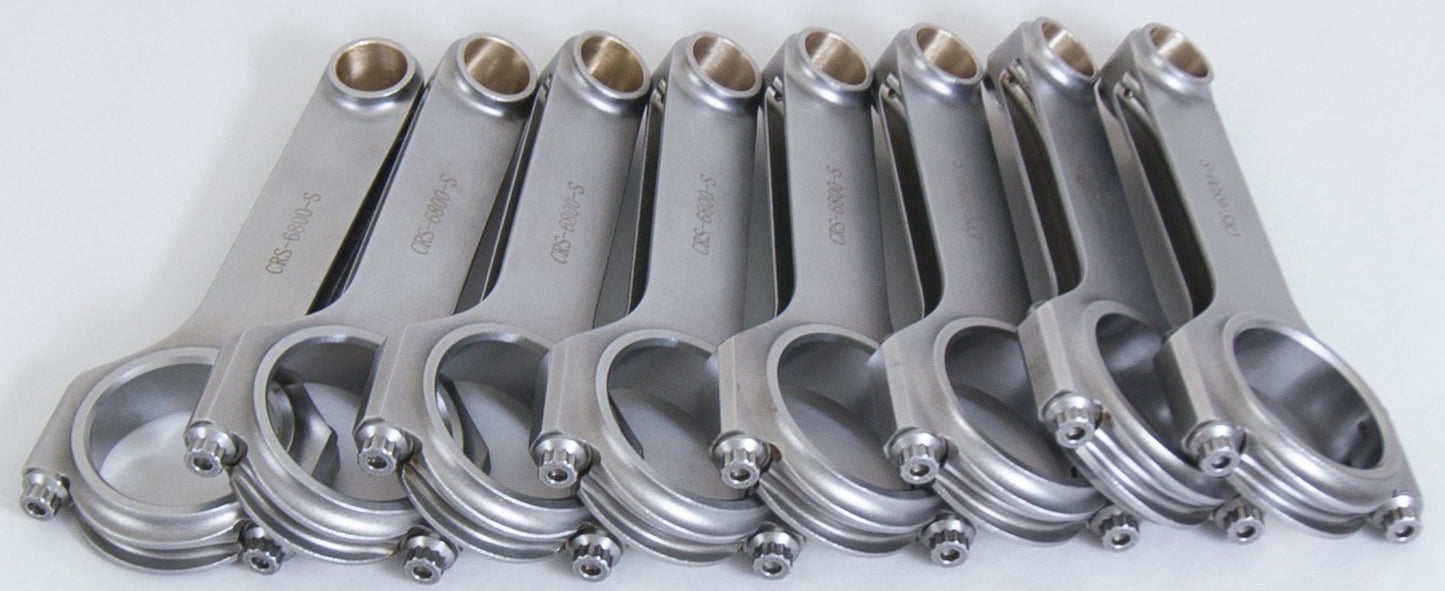 Eagle EAGCRS68003D2000 BBC 4340 Forged H-Beam Rods 6.800in