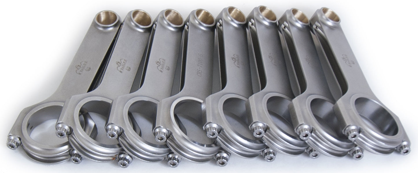 Eagle EAGCRS71003D BBC 4340 Forged H-Beam Rods 7.100in
