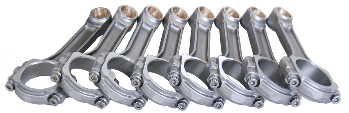 Eagle EAGSIR6000SBLW SBC L/W 5140 Forged I-Beam Rods 6.000