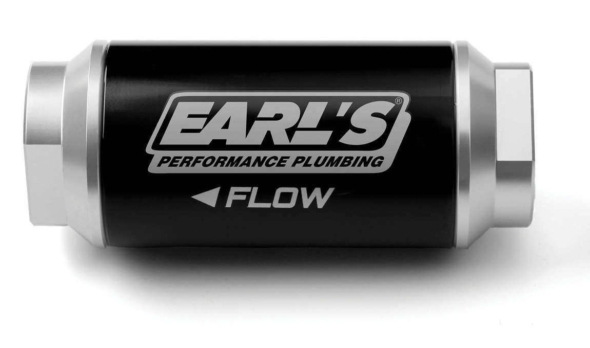 Earls EAR230626ERL Billet Alm Fuel Filter w/6an ORB 100 GPH