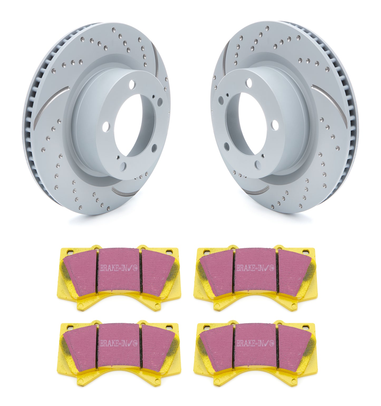 Ebc Brakes Usa Inc EBCGD7435 Brake Rotor Kit Turbo Frt Toyota Land Cruiser