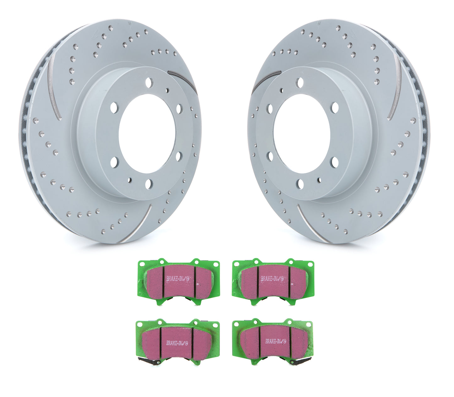 Ebc Brakes Usa Inc EBCS3KF1128 Brake Rotor & Pad Kit Greenstuff Toyota