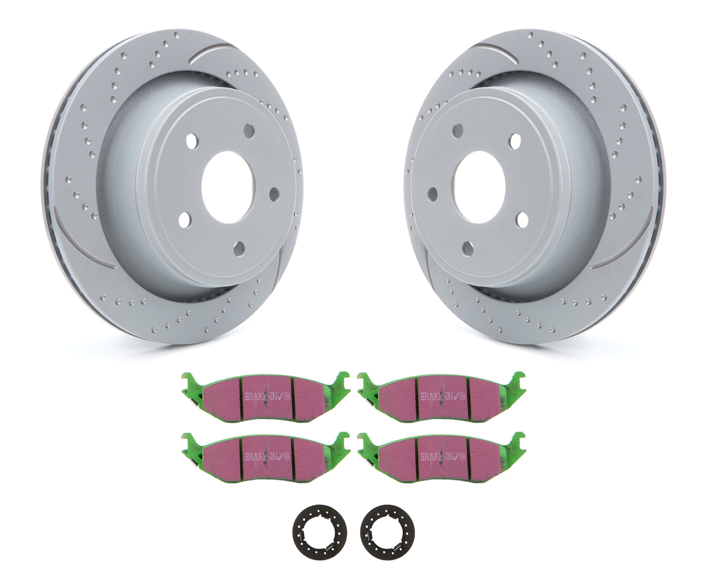 Ebc Brakes Usa Inc EBCS3KR1053 Brake Rotor & Pad Kit Greenstuff Durango