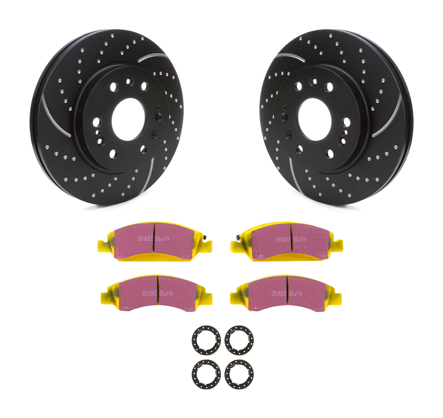 Ebc Brakes Usa Inc EBCS5KF1470 Brake Rotor & Pad Kit Yellowstuff Ford F150