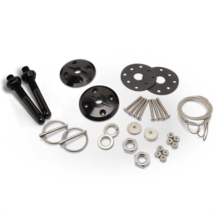 Eddie Motorsports EDDMS110-44BA Hood Pin Kit Thru-Bolt