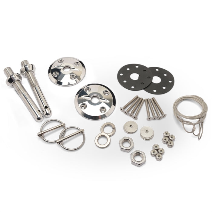 Eddie Motorsports EDDMS110-44P Hood Pin Kit Thru-Bolt