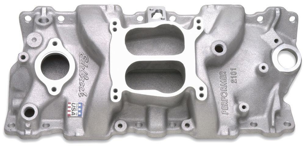 Edelbrock EDE2101 SBC Performer Manifold - 262-400