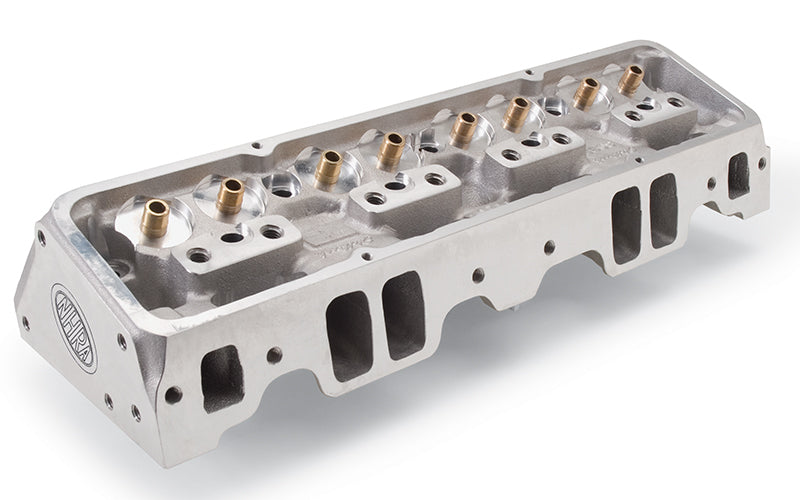 Edelbrock EDE60887 SBC NHRA Legal Cylinder Head 64cc S/P Bare