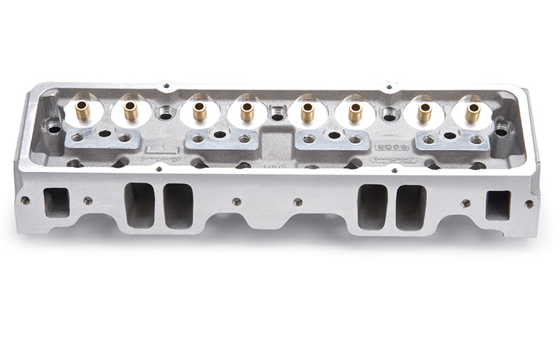Edelbrock EDE60947 SBC NHRA Legal Cylinder Heads 64cc A/P Bare