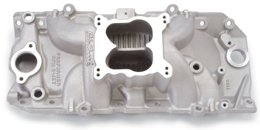 Edelbrock EDE7164 BBC Performer RPM 2-O Q-Jet Manifold - 396-502