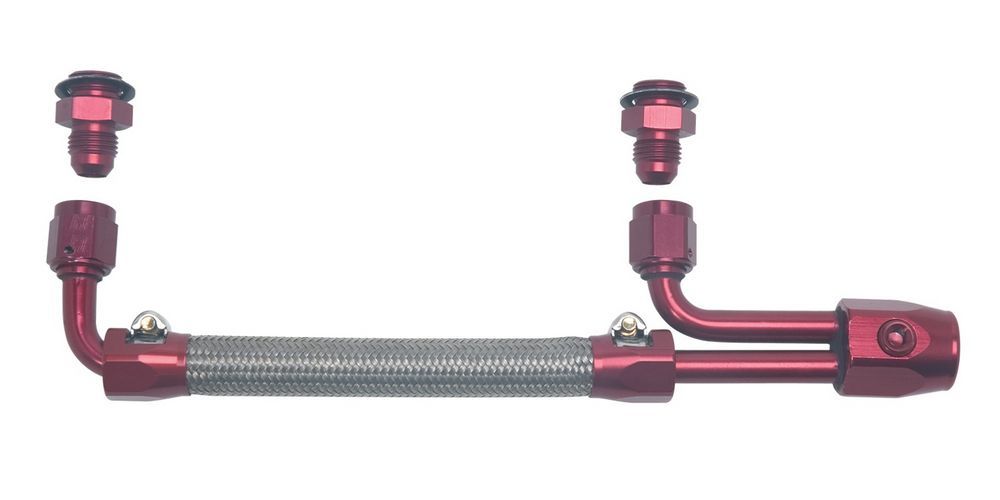 Edelbrock EDE8088 Dual Quad Fuel Line Kit