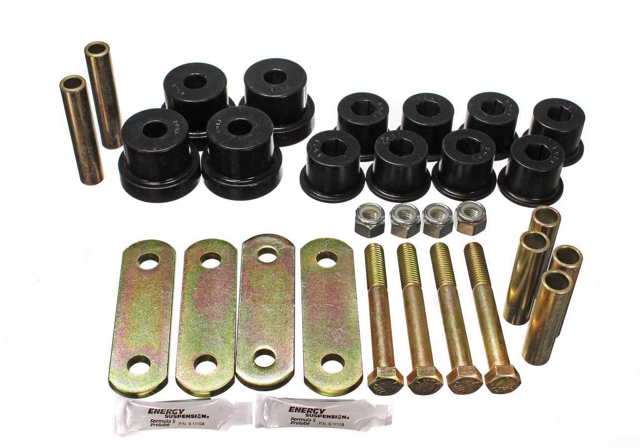 Energy Suspension ENE3-2136G 67-69 Camaro Shackle Set Black