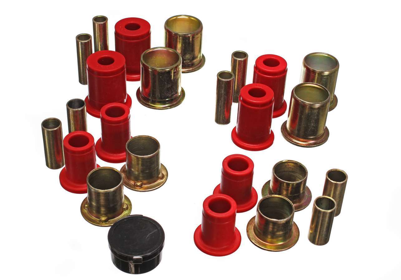 Energy Suspension ENE3-3106R Gm Frt Cont Arm Bushing Set Red