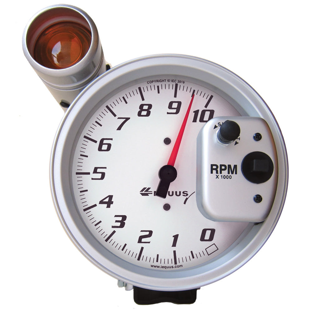 Equus EQUE5080 5in Dia Tachometer 10K RPM w/Ext Shift-Lite