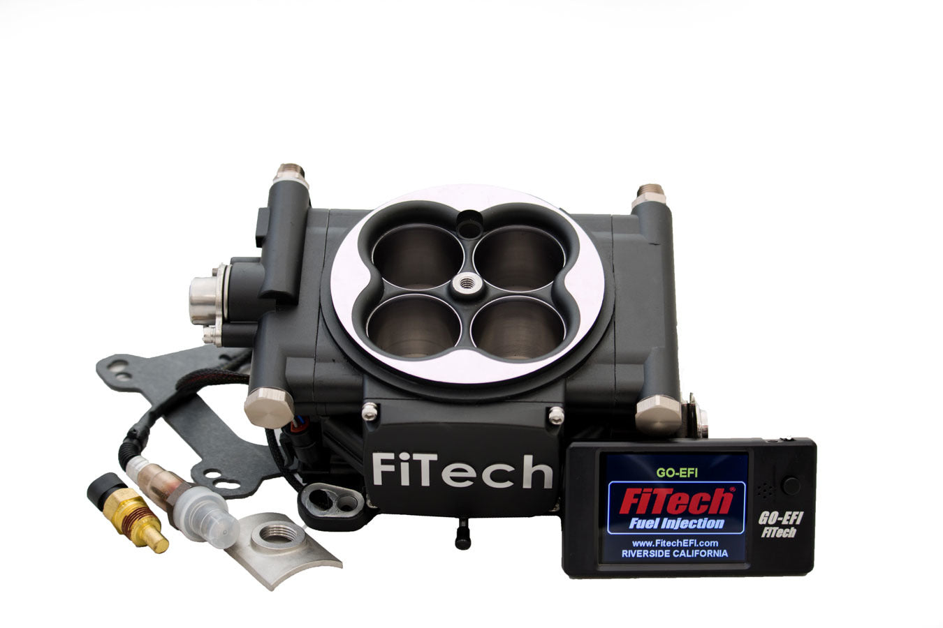 Fitech Fuel Injection FIT30002 Go EFI 4 600hp Basic Kit Matte Black