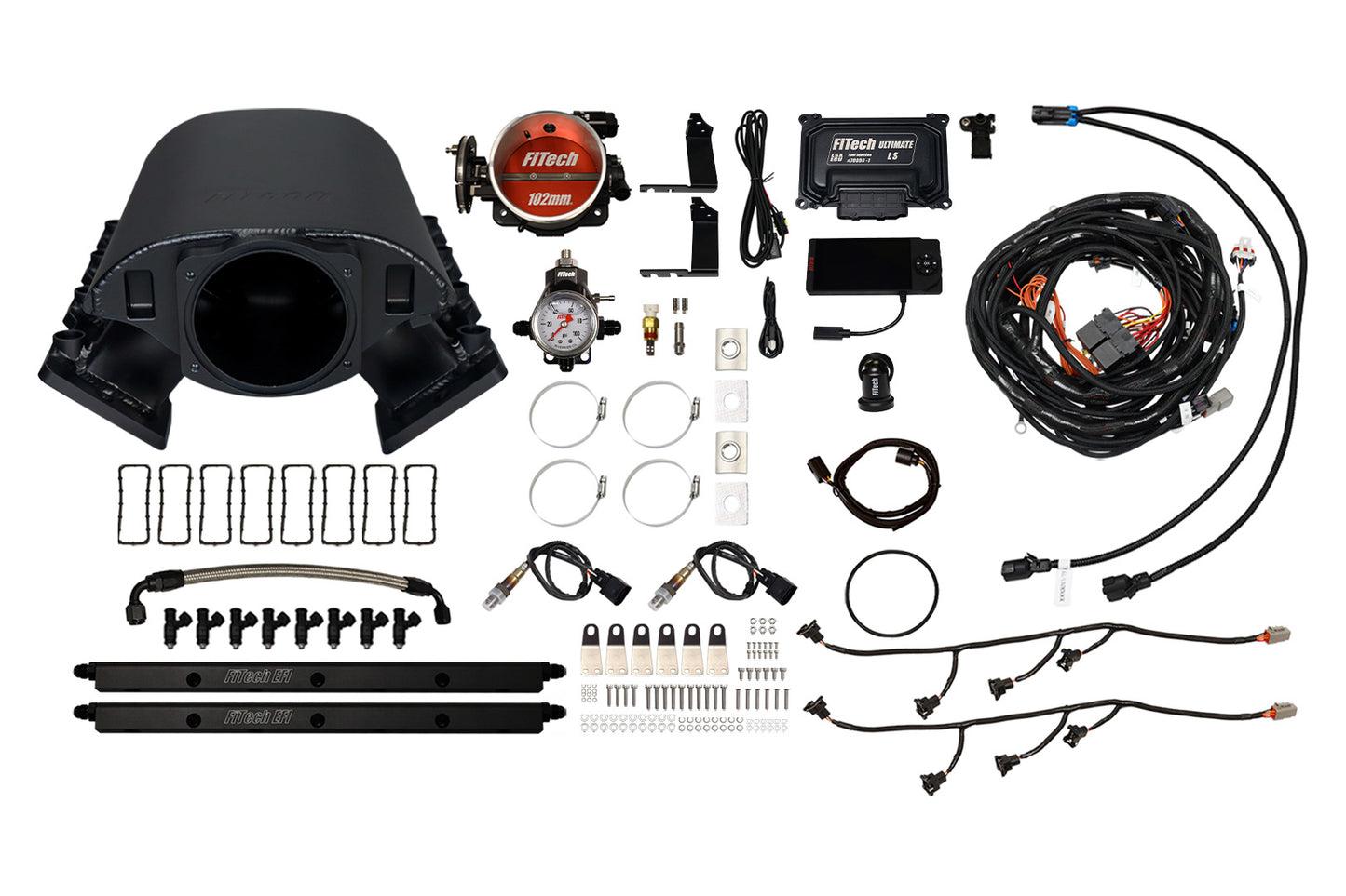 Fitech Fuel Injection FIT70092 Ultimate Rebel LS 1000HP EFI System wo/Trans Cont
