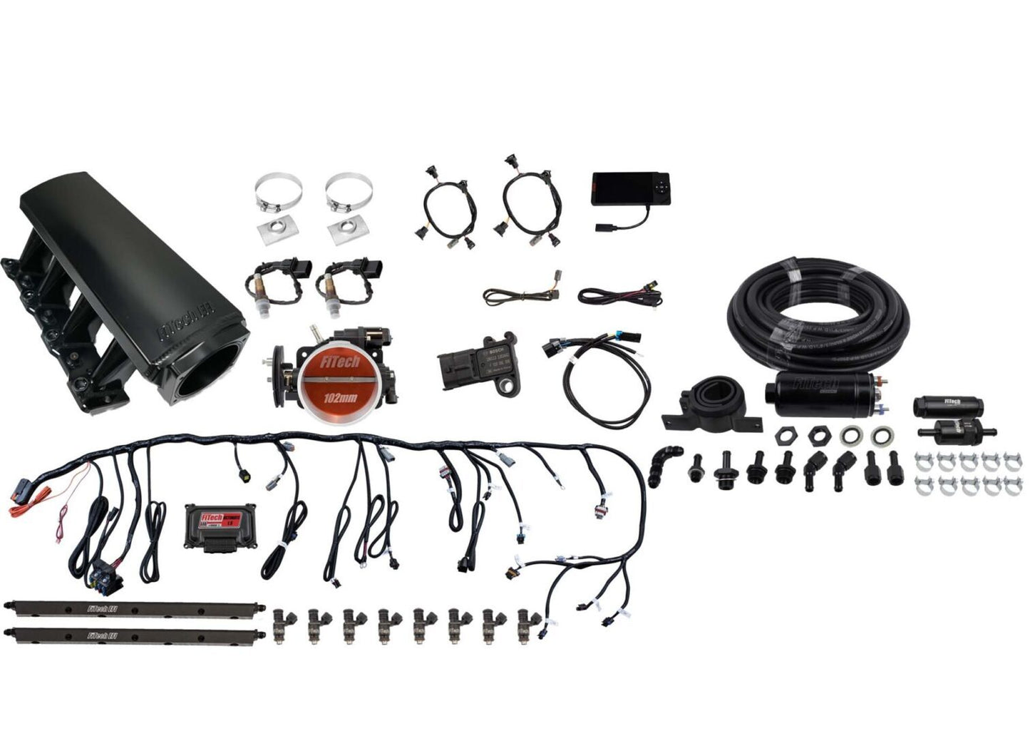 Fitech Fuel Injection FIT71008 Ultimate LS 750 HP EFI ystem/ Long Runner
