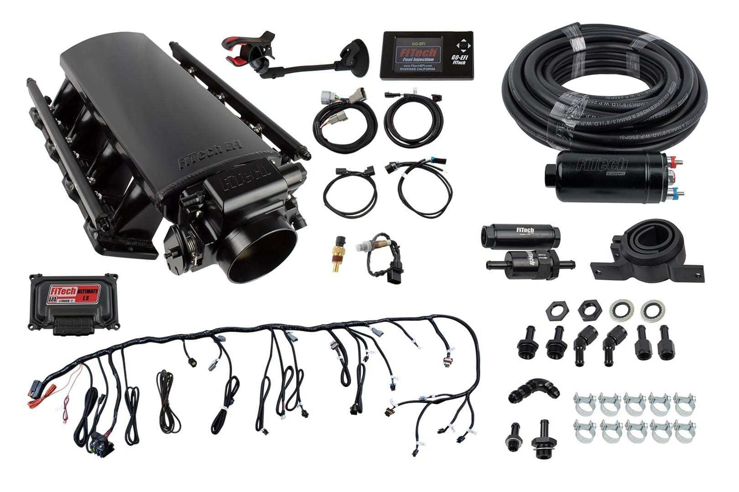 Fitech Fuel Injection FIT71015 Ultimate LS 500 HP EFI System/ Short LS7 Intake
