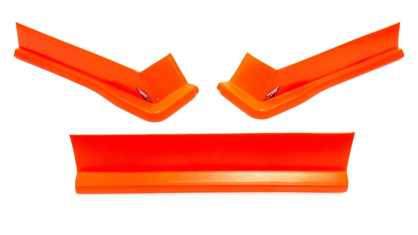 Fivestar FIV3022-417-FR Modified Aero Valance 3pc. Fluorescent Red