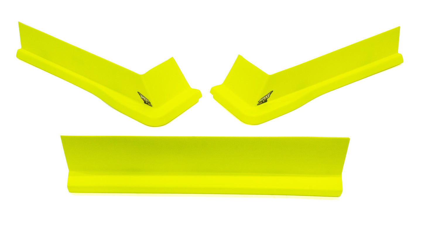Fivestar FIV3022-417-FY Modified Aero Valance 3pc. Fluorescent Yellow