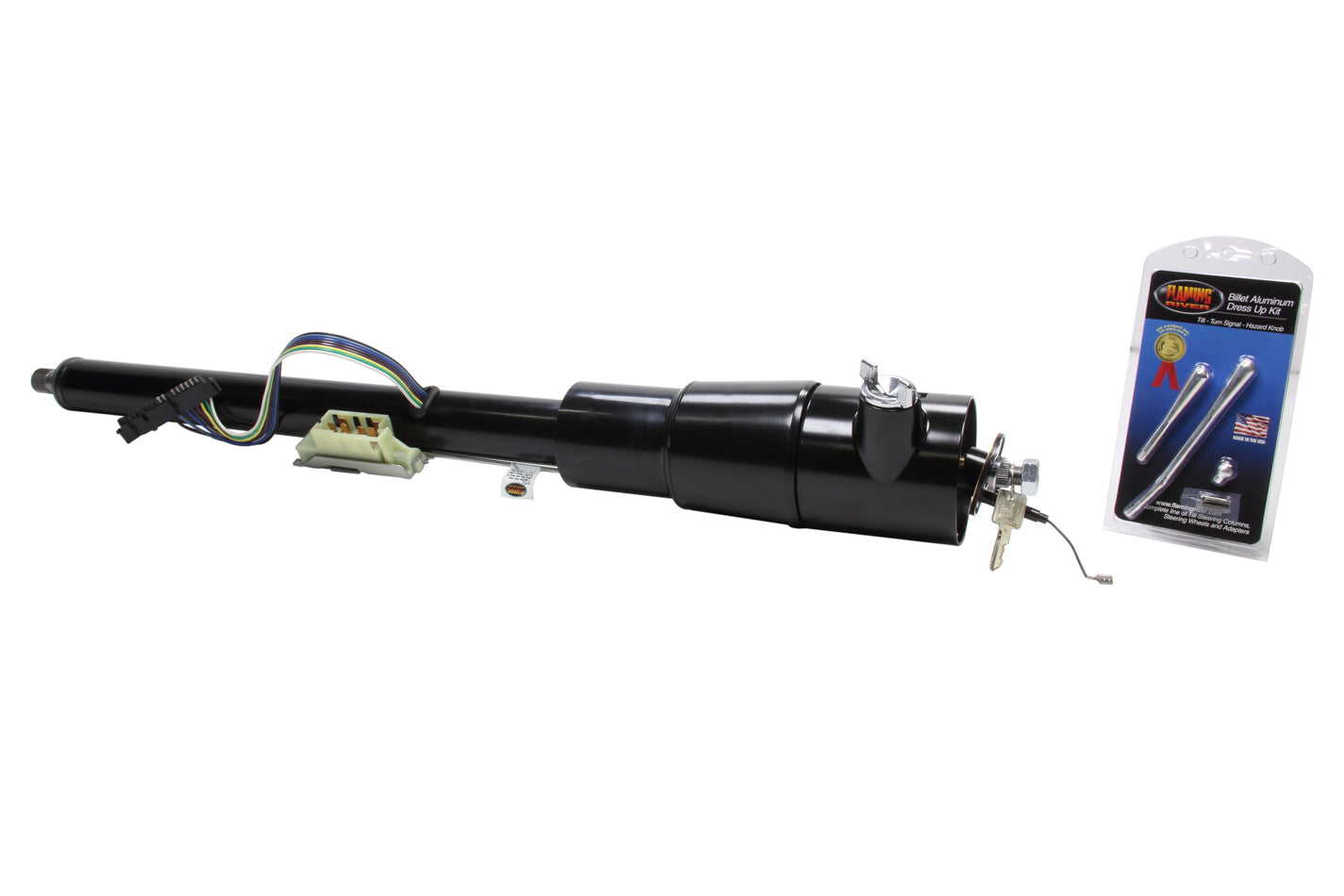 Flaming River FLAFR30006-48BK 73-87 GM C10 Direct Fit Steering Tilt Column