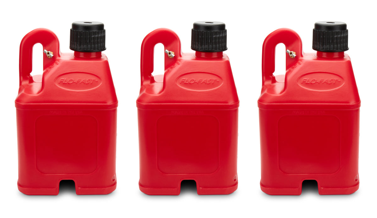 Flo-fast FLF50101-3 Utility Container Red (Case of 3) Stackable