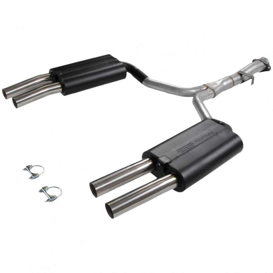 Flowmaster FLO17153 86-90 Corvette Force II Sys. W/SS Tips