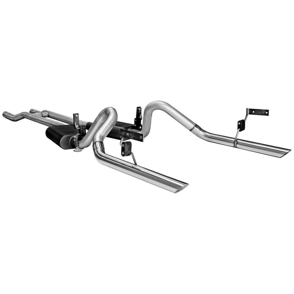 Flowmaster FLO17273 American Thunder Exhaust Kit - 64-66 Mustang
