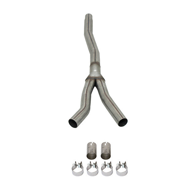 Flowmaster FLO81108 Scavenger Y Pipe-2015 Mu stang 2.3L Ecoboost Eng