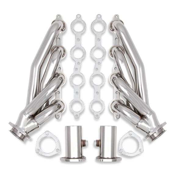 Flowtech FLT11576FLT Exhaust Header Set LS Swap Polished 304 SS