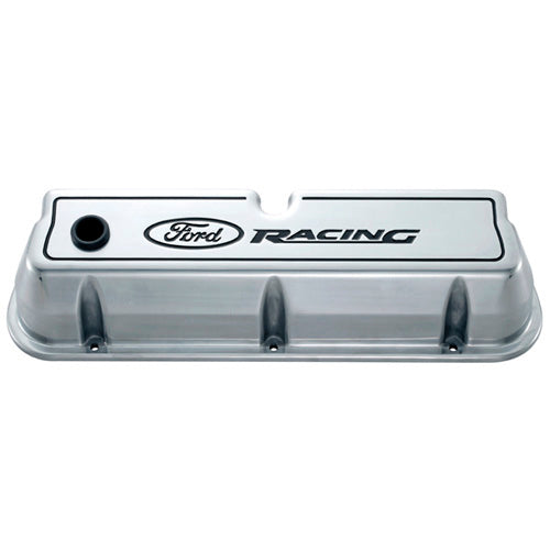 Ford FRD302-001 Die Cast Alm Valve Cover Set w/ Racing Logo
