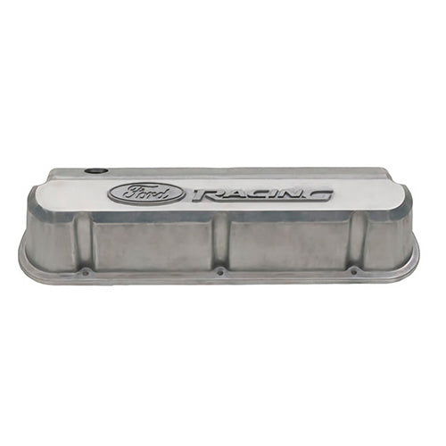 Ford FRD302-146 Slant Edge Valve Cover Set w/ Racing Logo