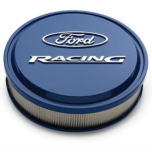 Ford FRD302-381 Slant Edge Air Cleaner Kit 13in Dia Drop Base