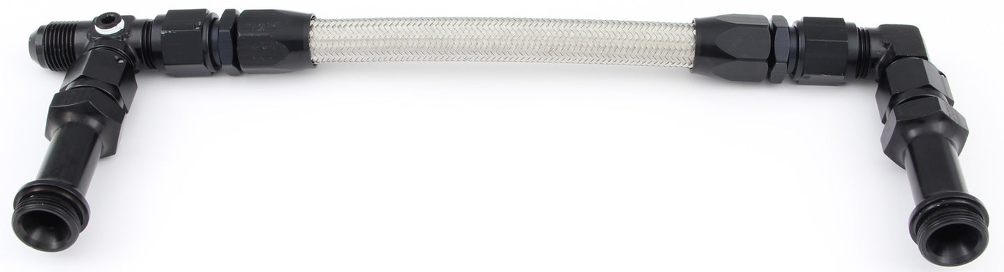 Fragola FRG920005-BL #8 Fuel Line Kit 7/8-20 Dual Inlet 4500 Black