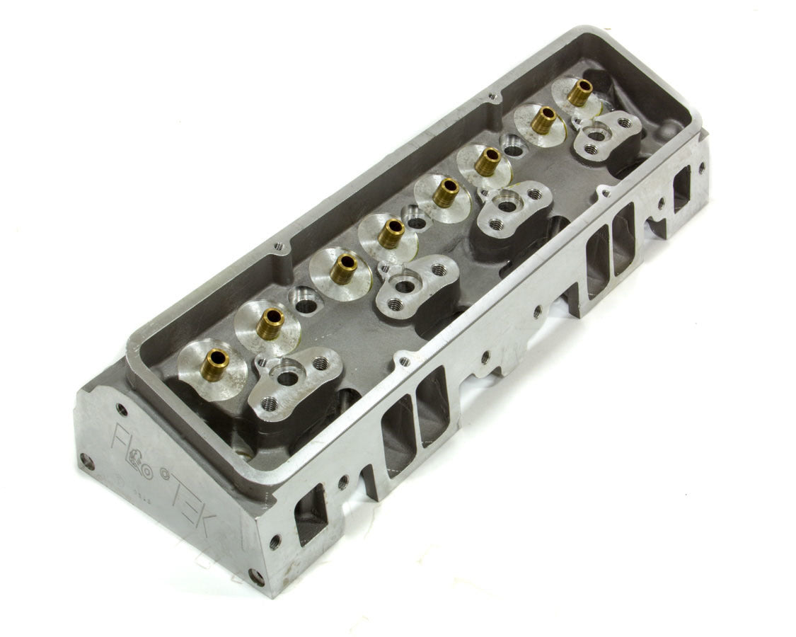 Flo-tek FTC102500 SBC 180cc Alum Cyl Head 64cc 2.02/1.60 S/P Bare
