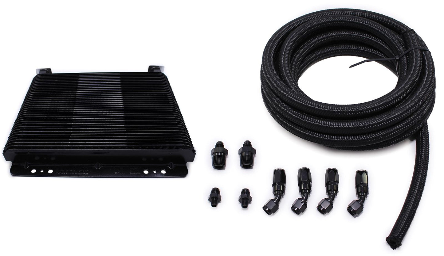 Fti Performance FTIF12003 Transmission Cooler Kit Plate Type - Black