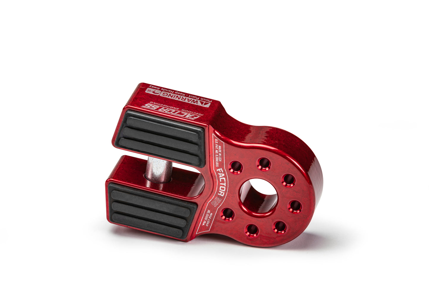 Factor 55 FTR00050-01 Flatlink Winch Shackle Mount Red