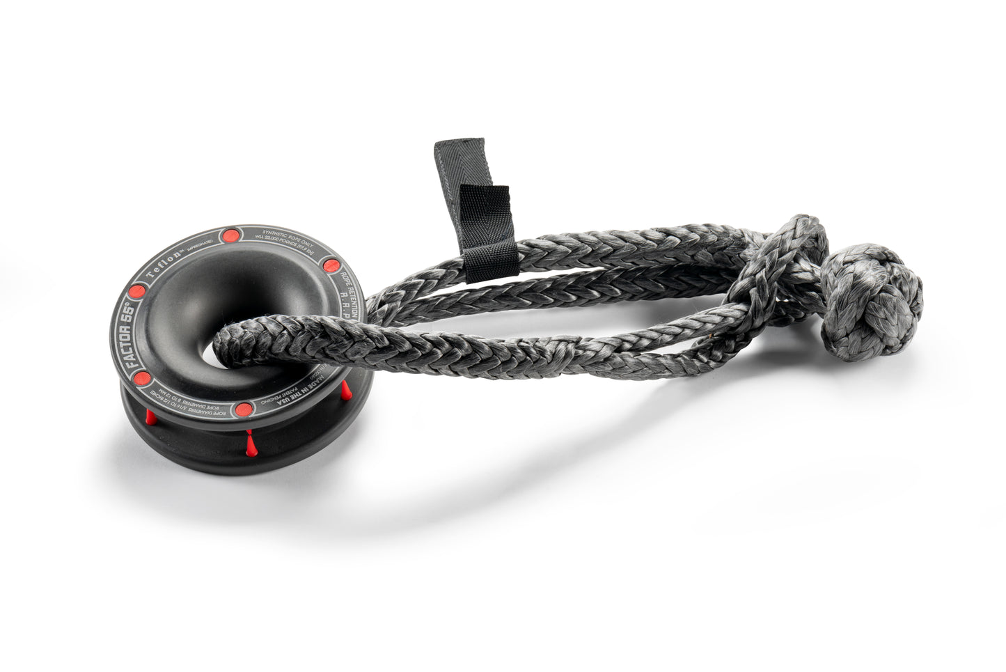 Factor 55 FTR00264 Rope Retention Pulley w/ Soft Shackle Combo