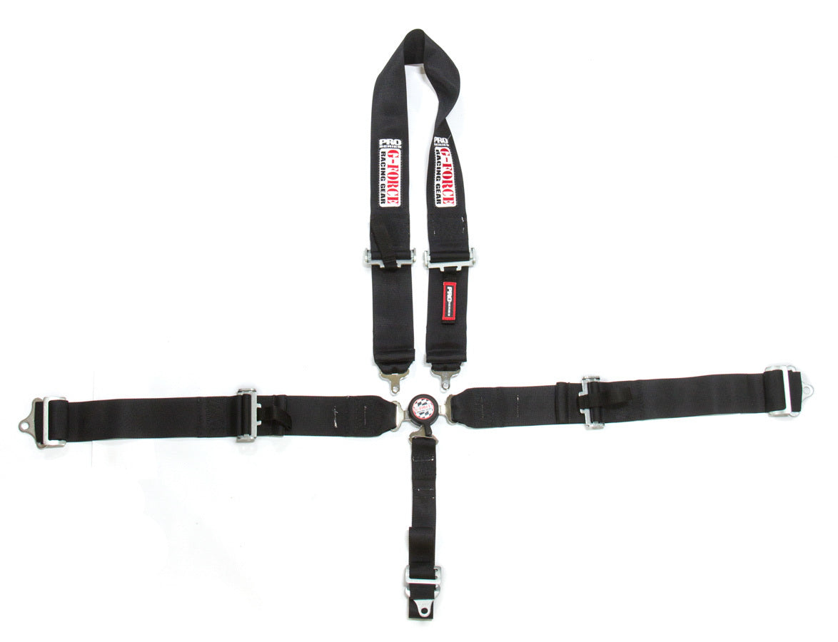 G-force GFR7543BK U-Type Harness Camlock Black 5pt Pro Series
