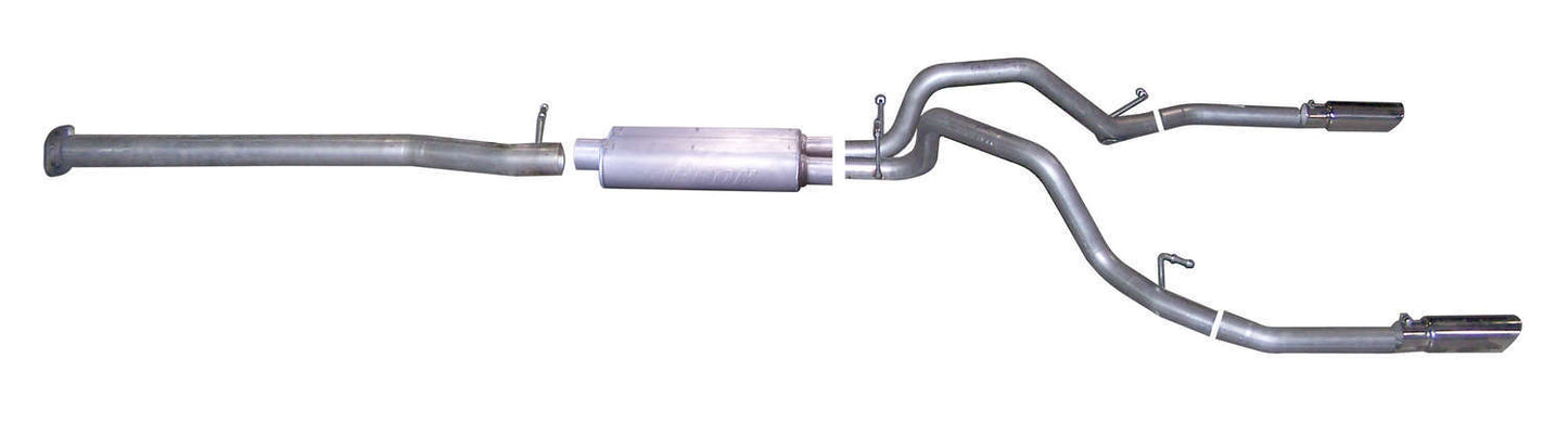Gibson Exhaust GIB5627 Cat-Back Dual Split Exha ust System Aluminized