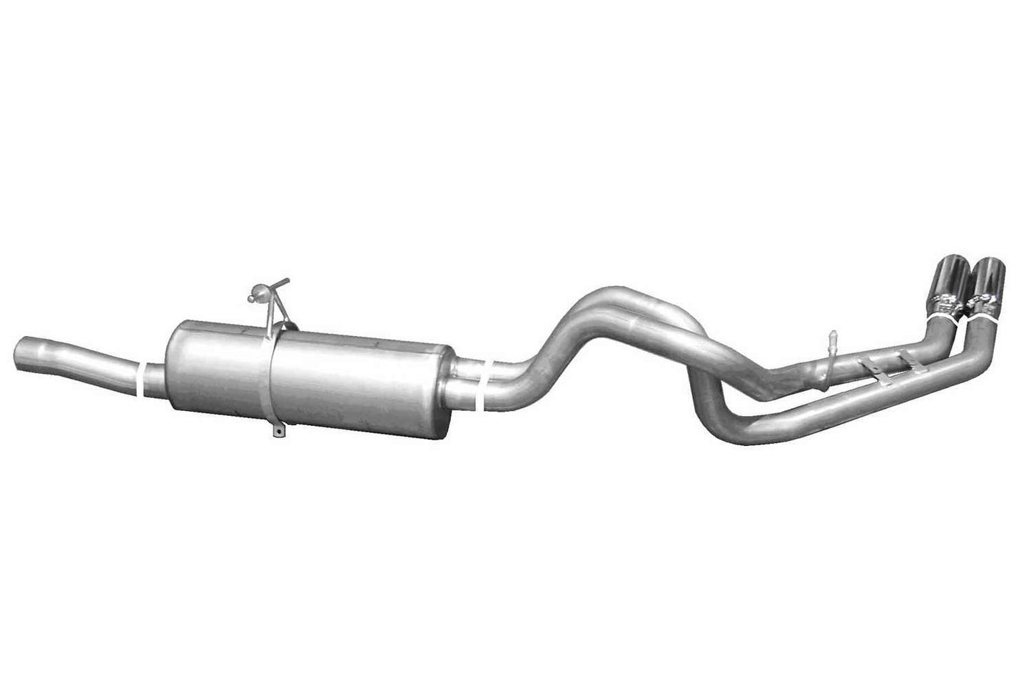 Gibson Exhaust GIB69100 99-04 Ford SD 5.4/6.8L Dual Sport SS Exhaust Kt