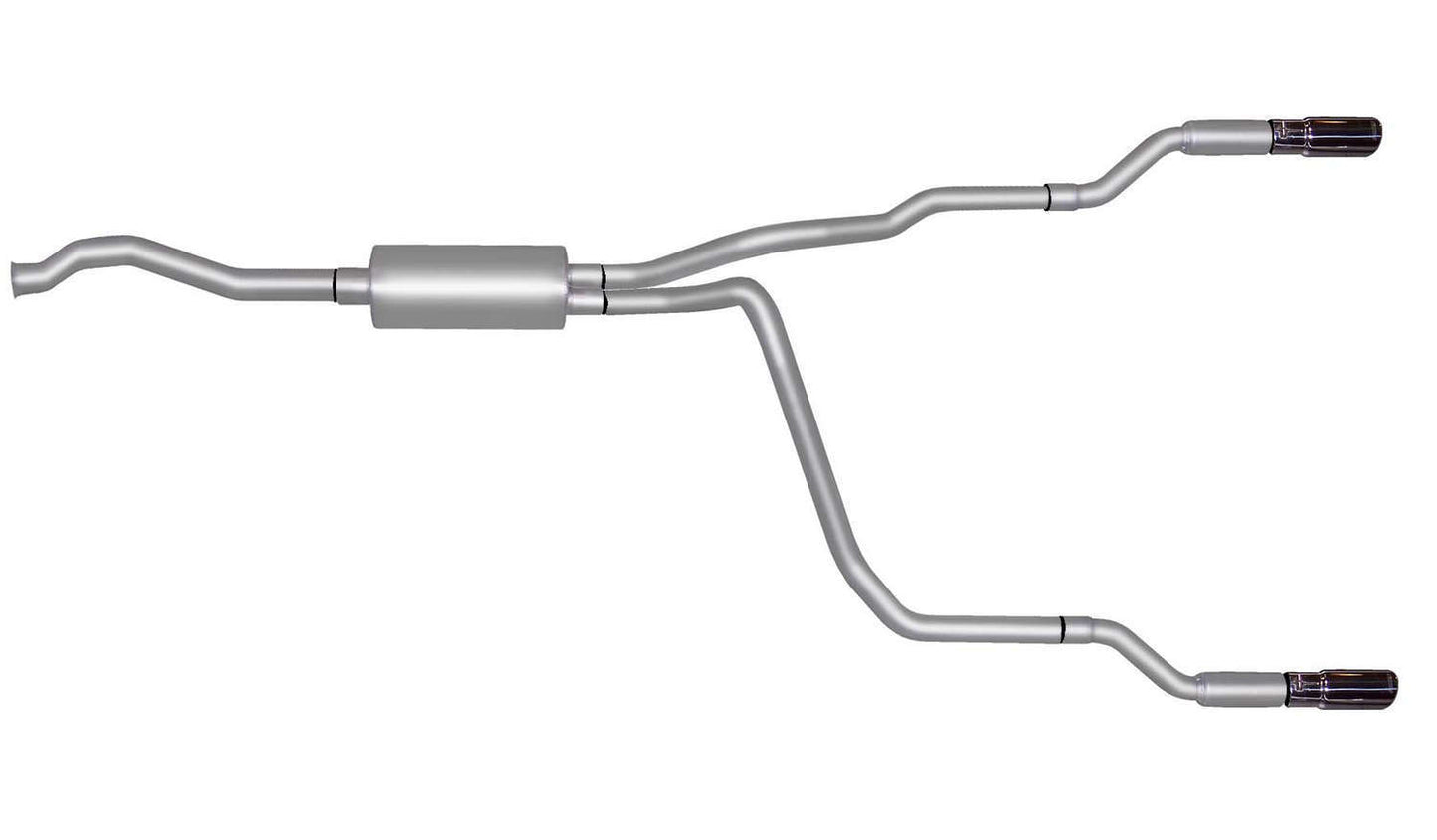 Gibson Exhaust GIB9508 Cat-Back Dual Split Exha ust System Aluminized
