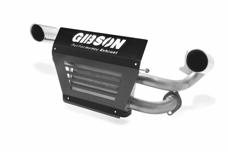 Gibson Exhaust GIB98021 Polaris UTV Dual Exhaust Stainless