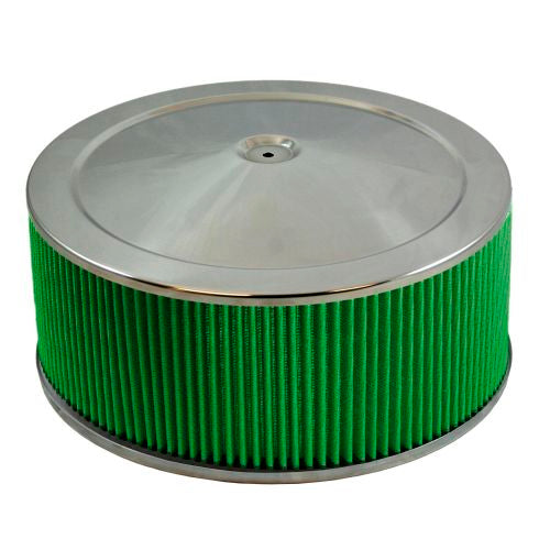 Green Filter GRE2196 Air Cleaner Assembly 14 x 6 Flat Base