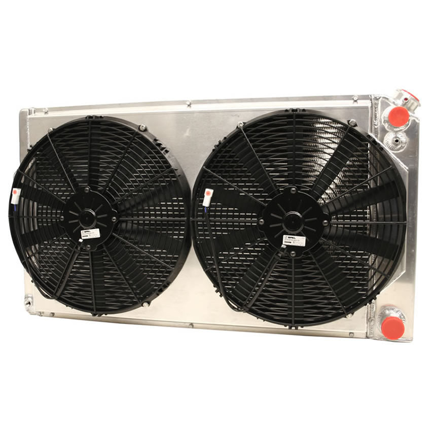 Griffin GRICU00009LS Radiator Combo Unit GM A & F Body LS w/o Trans